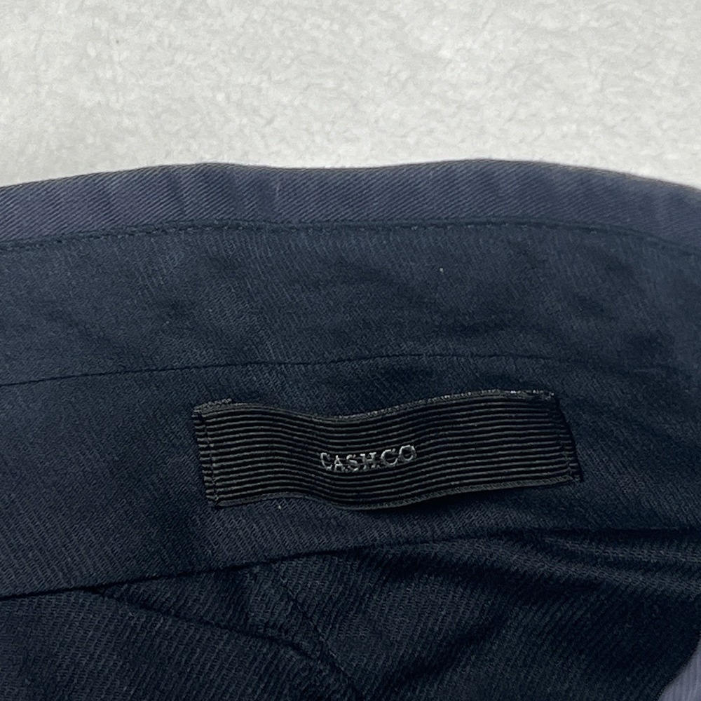 CUSTOM Ermenegildo Zegna Blue Cashco Cotton Cashmere Pleats Side Tab Pants 38x31 - Picture 5 of 12